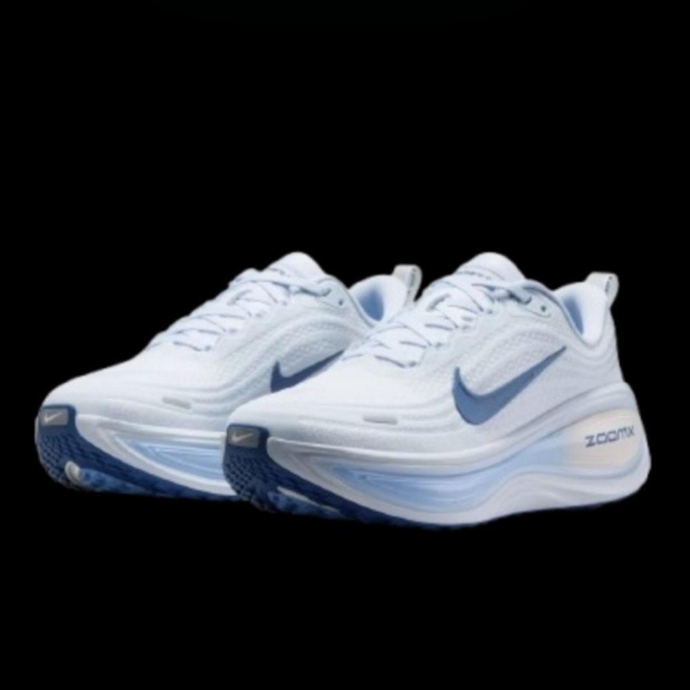 Nike Air Zoom Vomero Plus Womens Size 8.5 White Mystic Navy Aluminum